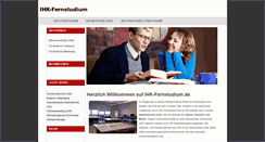 Desktop Screenshot of ihk-fernstudium.de