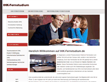 Tablet Screenshot of ihk-fernstudium.de